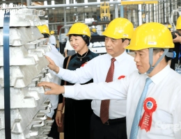 Bước Ngoặt: Việt Nam Ra Lò Sản Phẩm Nhôm Thỏi Đầu Tiên
