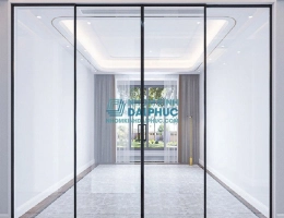 Mẫu cửa slim 4 cánh đẹp trượt siêu êm ái mới nhất hiện nay