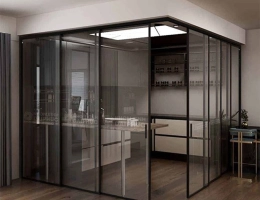 Tổng hợp mẫu cửa slim lùa nối góc siêu đẹp