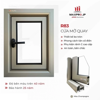 Profile  Nhôm Maxpro.JP màu sâm banh