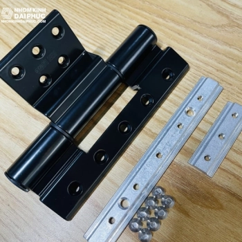 Bản lề 4D KINLONG T-MJ106 cánh-cánh màu đen, màu trắng chất liệu hợp kim nhôm