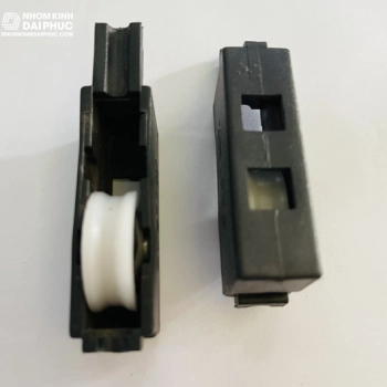 Bánh xe nhựa đơn hệ 55 Xingfa nhập khẩu (khoét rãnh - dập đố ngang) - Candy