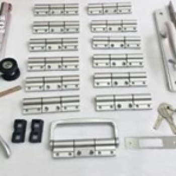 Bộ phụ kiện xếp trượt 4 cánh Janus (cánh dùng 3 lề/cánh) dùng cho xingfa hệ 63 mã XT4C