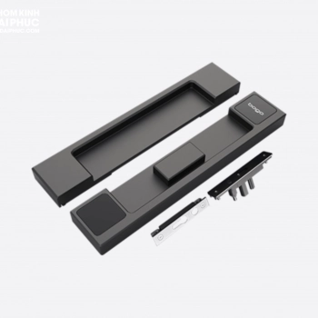 Bộ tay nắm và khóa cửa lùa hệ Slim - ADB-102-BK