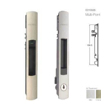 Chốt âm đa điểm 200mm (màu Bạc) Cmech E010026-01