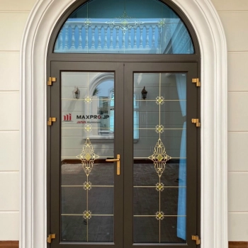 Cửa Đi 2 Cánh Nhôm Maxpro Hệ 55