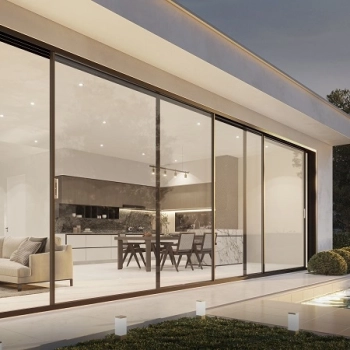 Cửa lùa Slim 3 ray hệ 206 nhôm Kogen