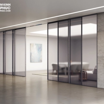 Cửa Nhôm Slim Tự Động