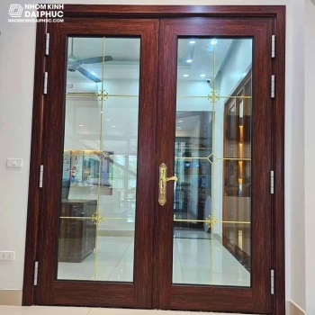 Cửa Nhôm Xingfa Vân Gỗ Trắc