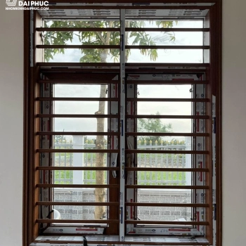 Cửa Sổ Nhôm Hệ Chấn Song PMA