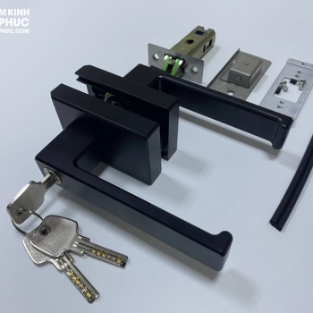 Khóa cửa đi mở quay hệ Slim tay nắm từ tính