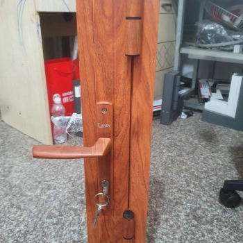 Khóa đơn điểm CANDY màu Vân Gỗ (Tay Tam Giác hoặc Tay Cong)