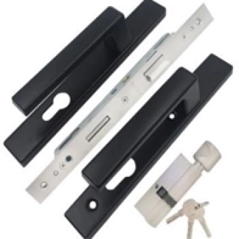 Khóa tay gạt Janus đen công nghệ sơn metalic, đúc ép liền tay mã KH-XV