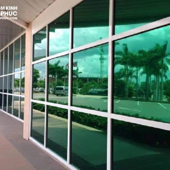 Kính phản quang Solar 10 ly màu xanh lá