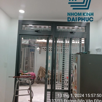 Lắp đặt cửa Xingfa cho Anh Phong, Bến Vân Đồn, Quận 4