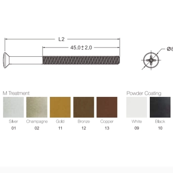 Suốt vít tay nắm London 260mm dùng cả trong và ngoài Cmech E110001
