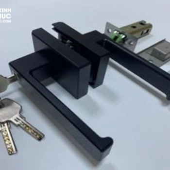 Tay nắm cửa mở quay Slim có chìa, mã OPK-KM