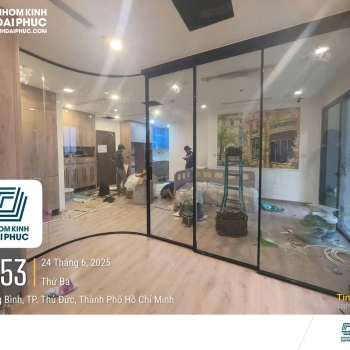 Thi công Cửa nhôm Slim tại Vinhomes Grand Park