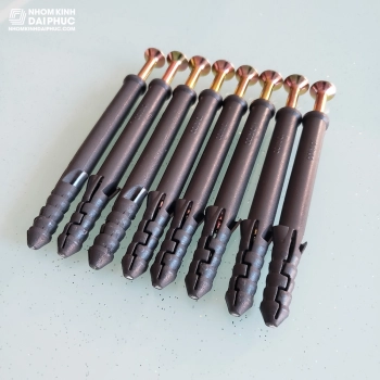 Vít lắp đặt 10x100 (Vít + Tắc kê nhựa) - inox 201 - Candy
