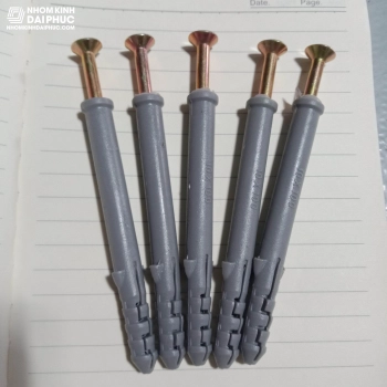 Vít lắp đặt 8x80 (Vít + Tắc kê nhựa) - sắt si 7 màu - Candy