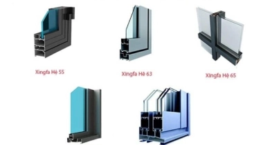 Các Hệ Nhôm Xingfa: Phân Biệt Hệ 55, 93, 65, 63 & 1000 Chi Tiết A-Z