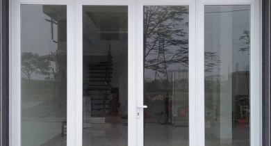 Top 15+ Mẫu Cửa Đi Mở Quay Nhôm Maxpro Màu Champagne Sang Trọng