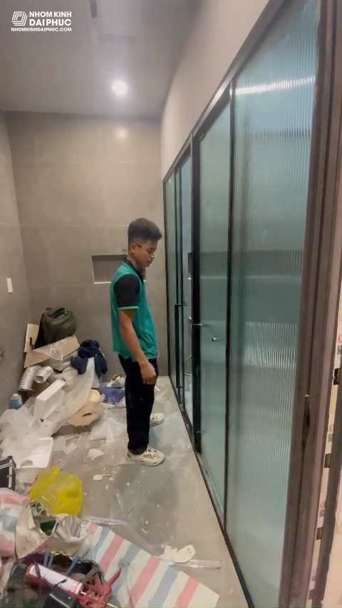 Công ty Nhôm Kính Đại Phúc Hoàn Thiện Lắp Đặt Phòng Tắm Kính Gymek Tại Khu Đô Thị Vạn Phúc City, Thủ Đức