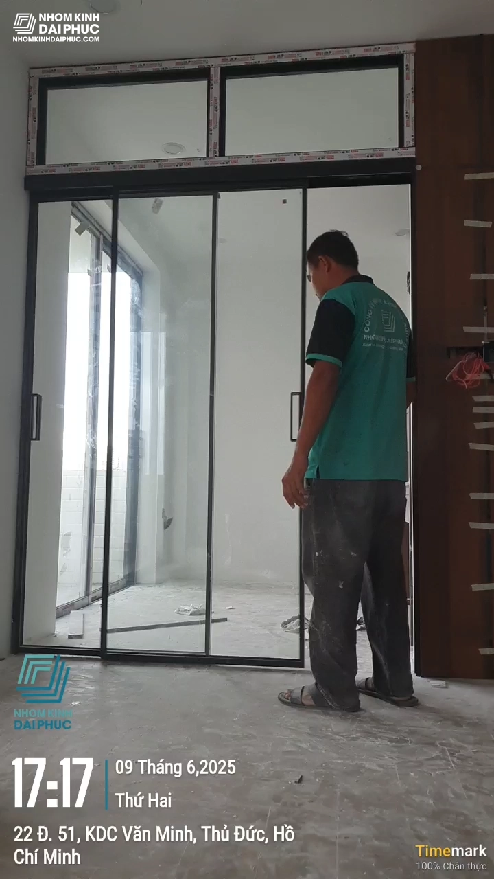 Thi Công Cửa Nhôm Xingfa Nhà Chú Vinh Quận 2