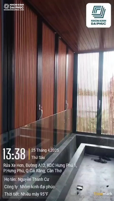 Thi Công Lam Chắn Nắng Hệ Xếp Gấp Kogen Chất Lượng Cao Tại Cần Thơ