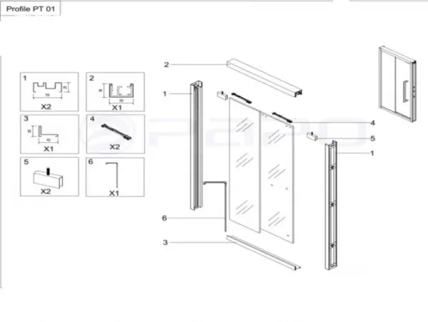 Bản vẽ chi tiết phụ kiện Papo mã PT01
