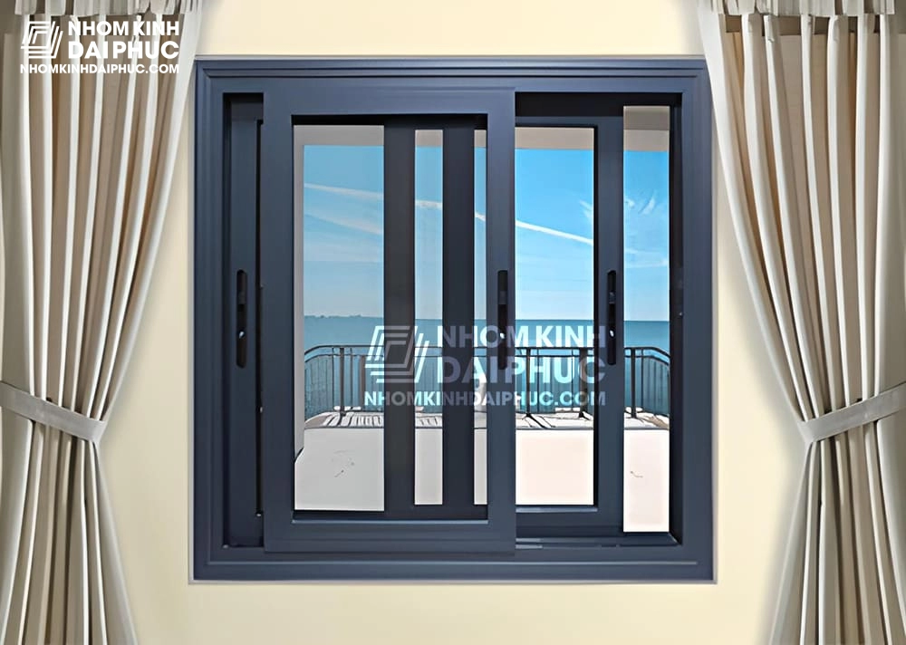 Cửa sổ 3 cánh lùa, xingfa 3 ray hệ 55