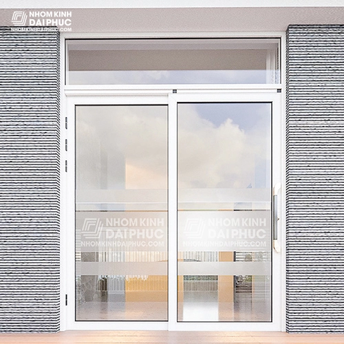 Giá cửa trượt quay 2 cánh màu trắng 2,6 triệu/m2