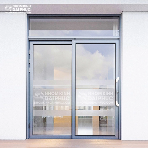 Giá cửa trượt quay 2 cánh màu xám 2,6 triệu/m2