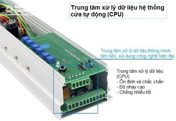 Bộ vi mạch vi xử lý cho cửa tự động