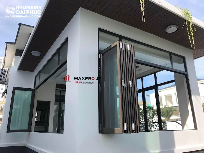 Cửa nhôm Maxpro sử dụng cho công trình Villa cao cấp