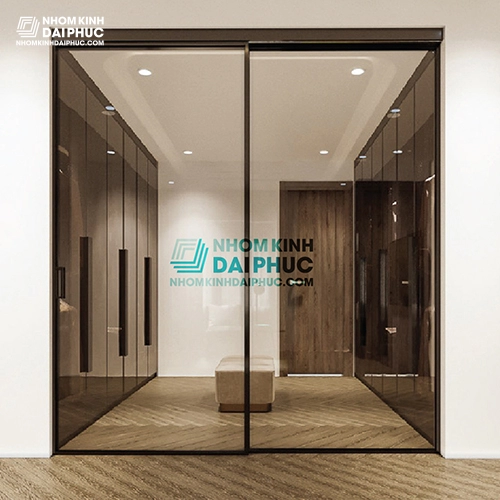 Giá cửa lùa Slim 1 cánh lùa 1 cánh cố định 3,3 triệu/m2