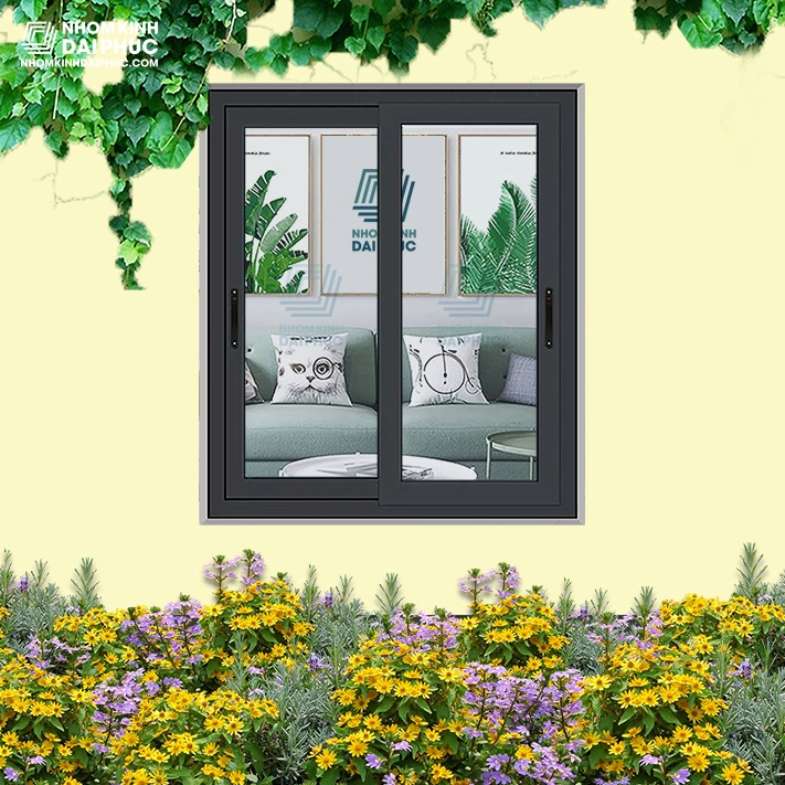 Cửa sổ lùa nhôm xingfa hệ 55 giá 2 triệu/m2