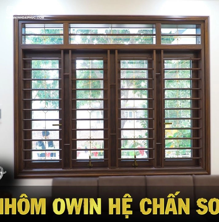 Cửa Sổ Nhôm Owin Hệ Chấn Song