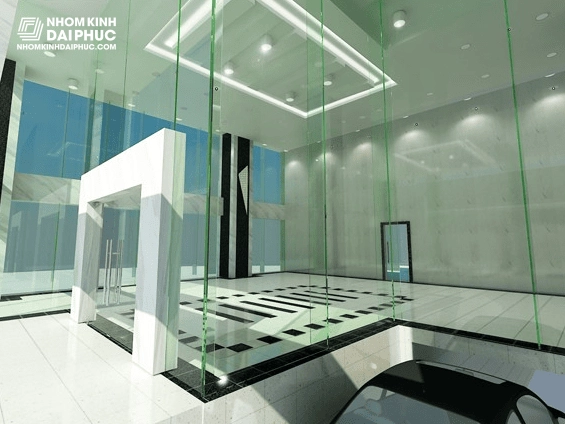 Vách ngăn kính cường lực