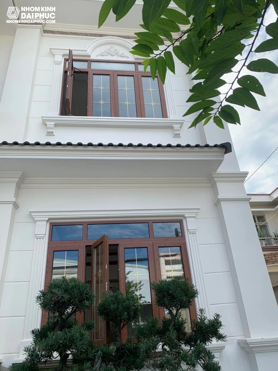 Cửa nhôm topal vân gỗ Cửa nhôm topal vân gỗ