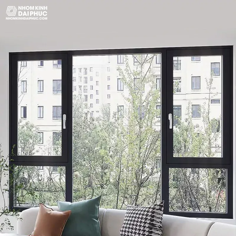 Cửa sổ mở quay nhôm Kogen