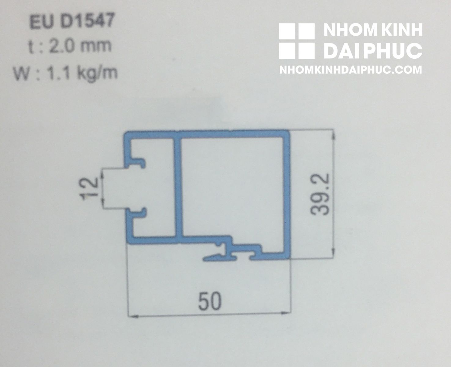 Cánh đứng móc cửa lùa nhôm xingfa hệ 93 