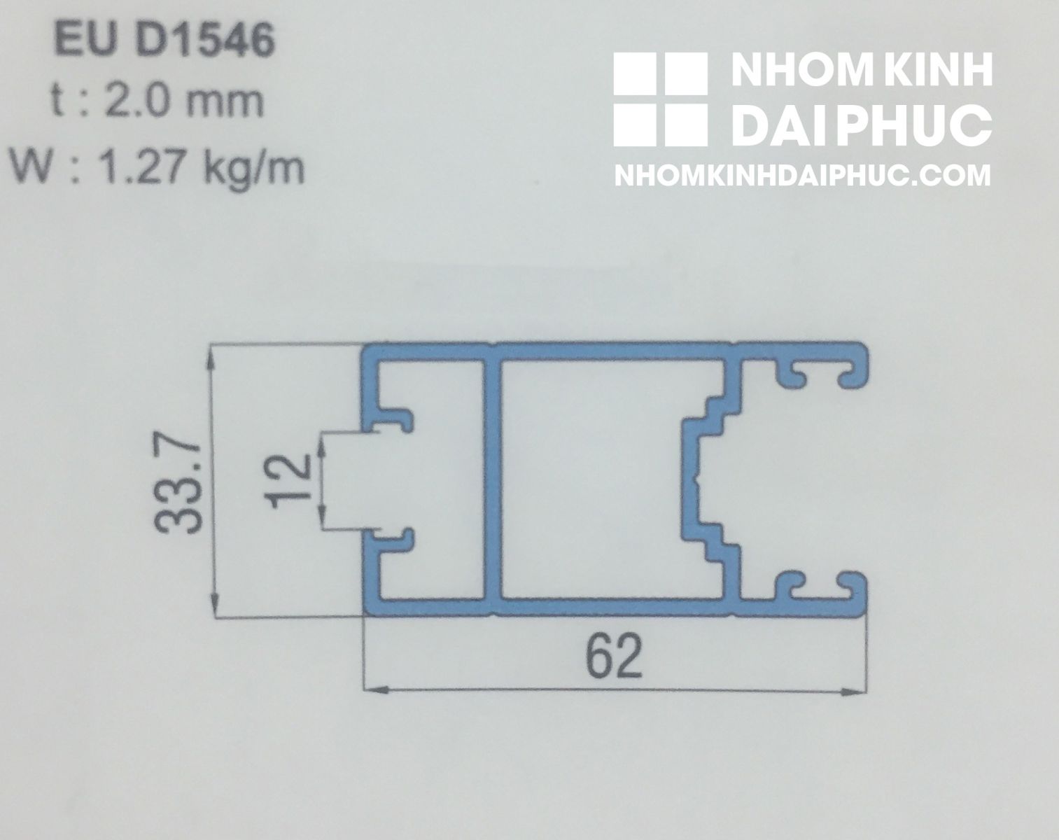Cánh đứng trơn cửa lùa xingfa hệ 93