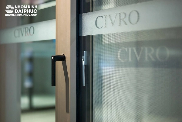 Cửa nhôm Civro tích hợp cửa lưới chống muỗi cao cấp