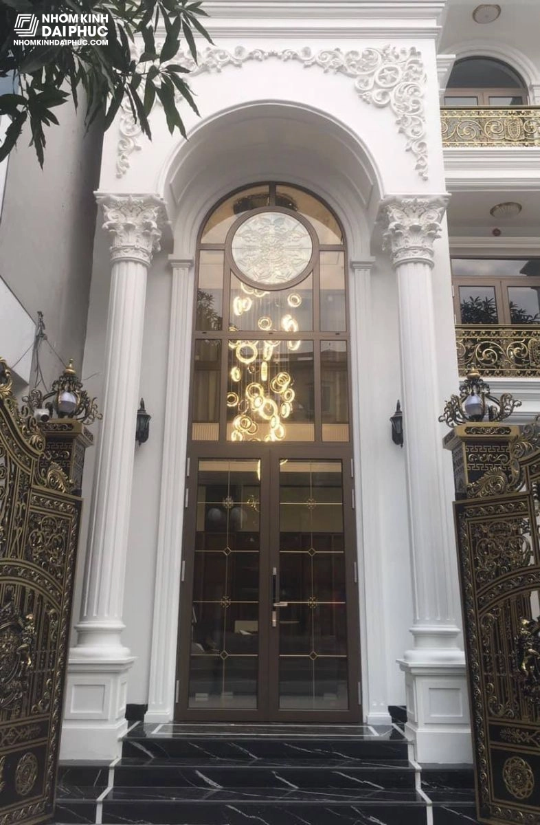 Cửa nhôm uốn vòm Maxpro