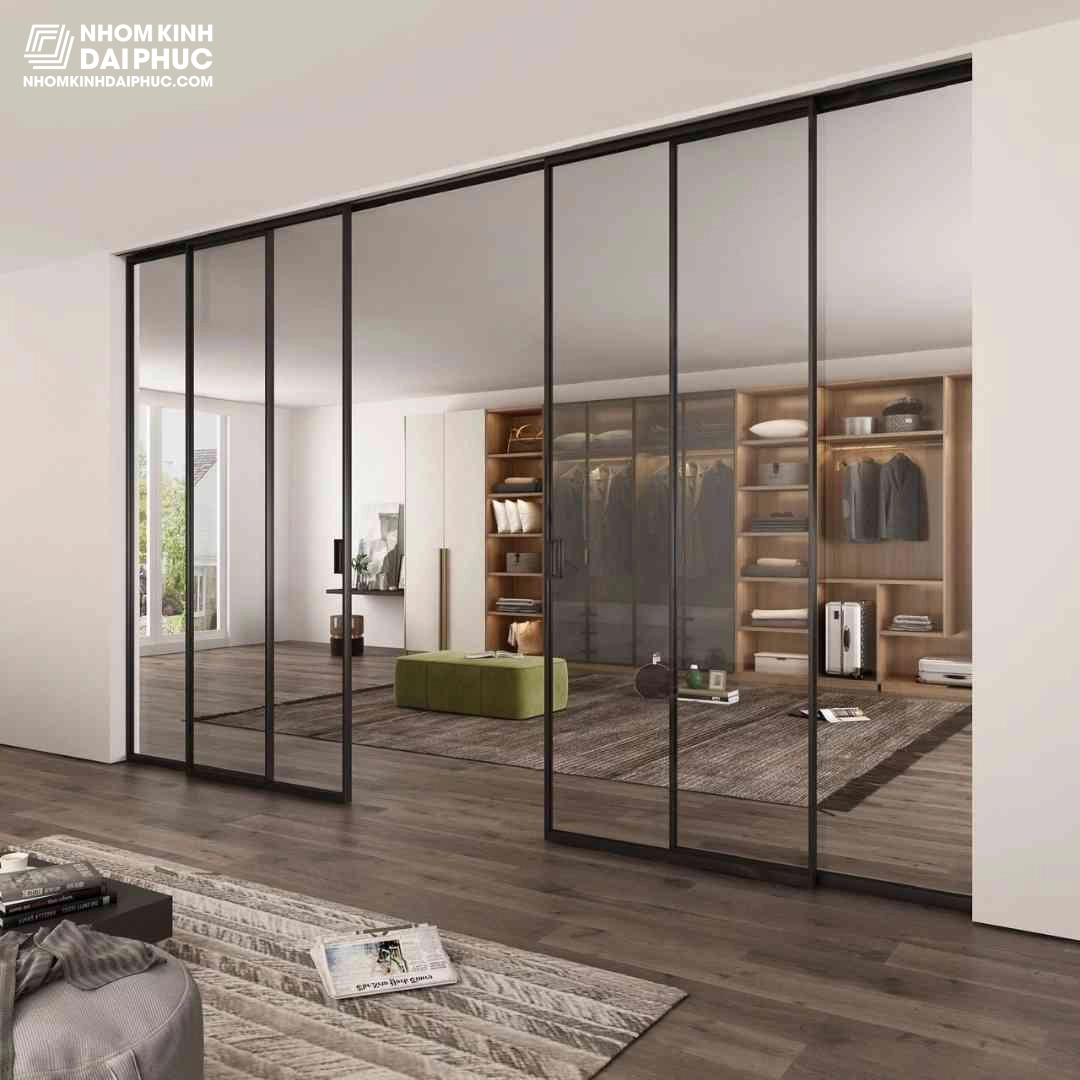 Cửa nhôm Slim 4 cánh