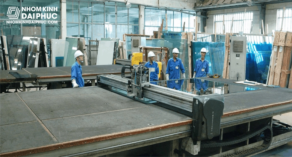 Kiểm tra chất lượng kính trước khi đưa vào cường lực