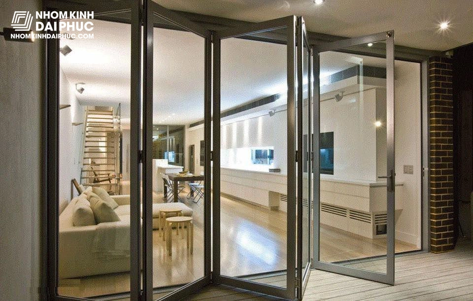 Mẫu cửa xếp trượt PMI