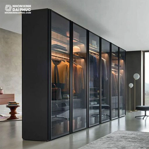 Mẫu tủ áo cánh kính đẹp
