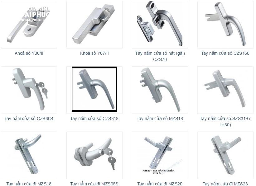 Độ bền nhôm Xingfa phụ thuộc lớn vào chất lượng phụ kiện kim khí đi kèm.